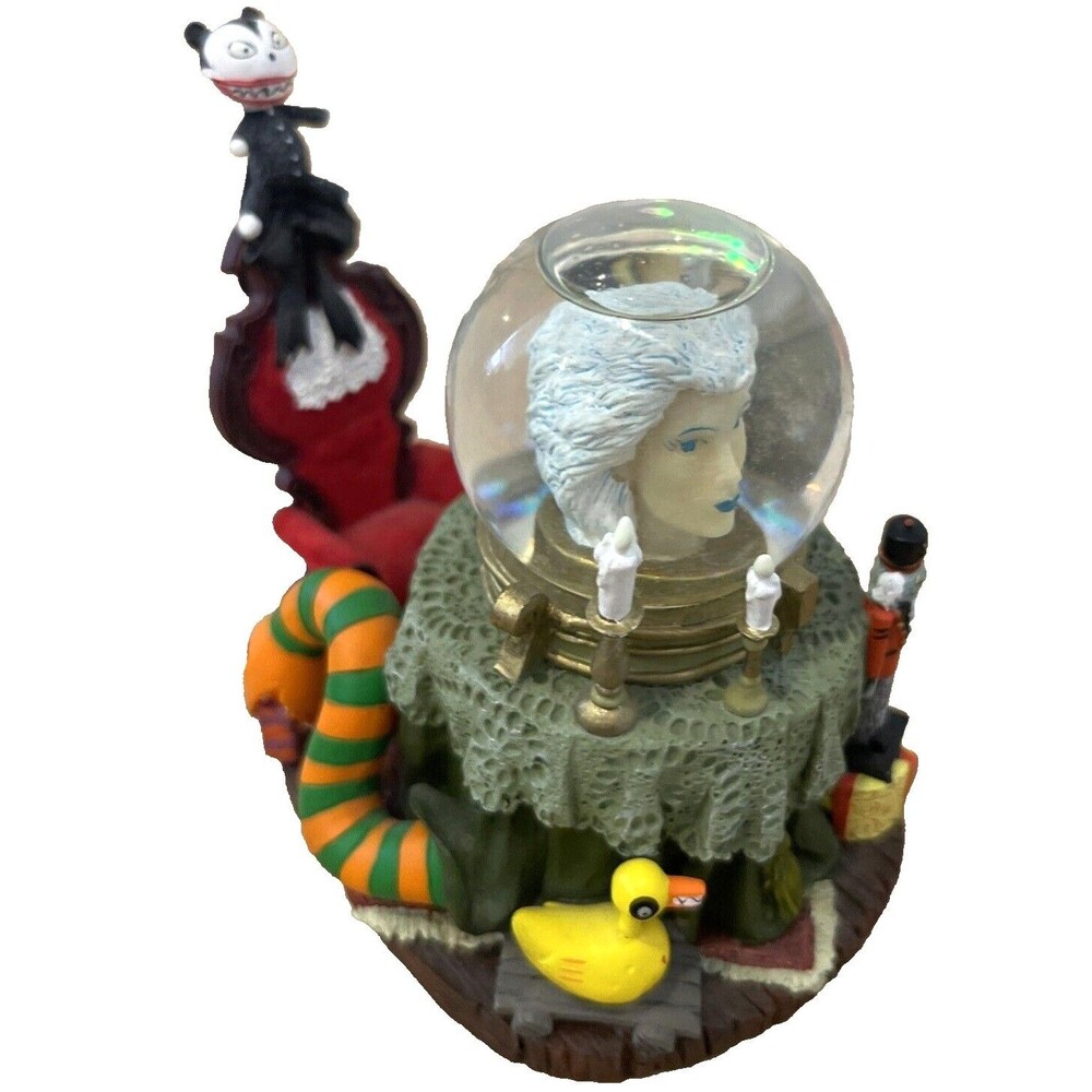 Disney Haunted Mansion Madame Leota Mini Holiday 2003 Snow Globe RARE